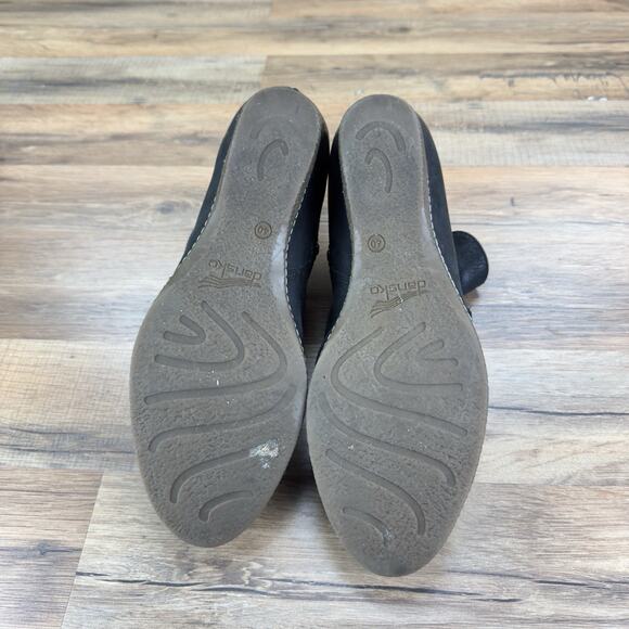 Dansko Lia Enclosed Wedge Leather Bootie Women size 40 US 9.5-10 - Picture 5 of 6